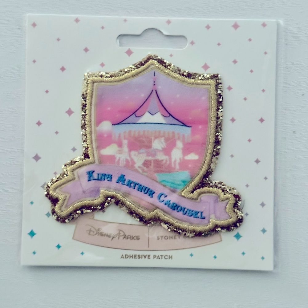 Disney x Stoney Clover Lane Disneyland King Arthur Carousel Adhesive Patch